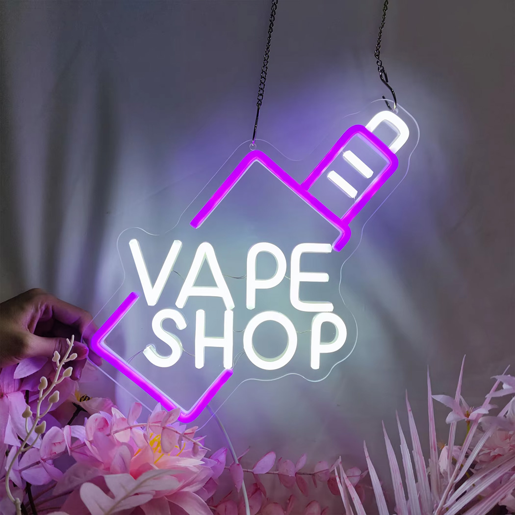Vaping Shop - VAPE متجر LED النيون تسجيل صالح