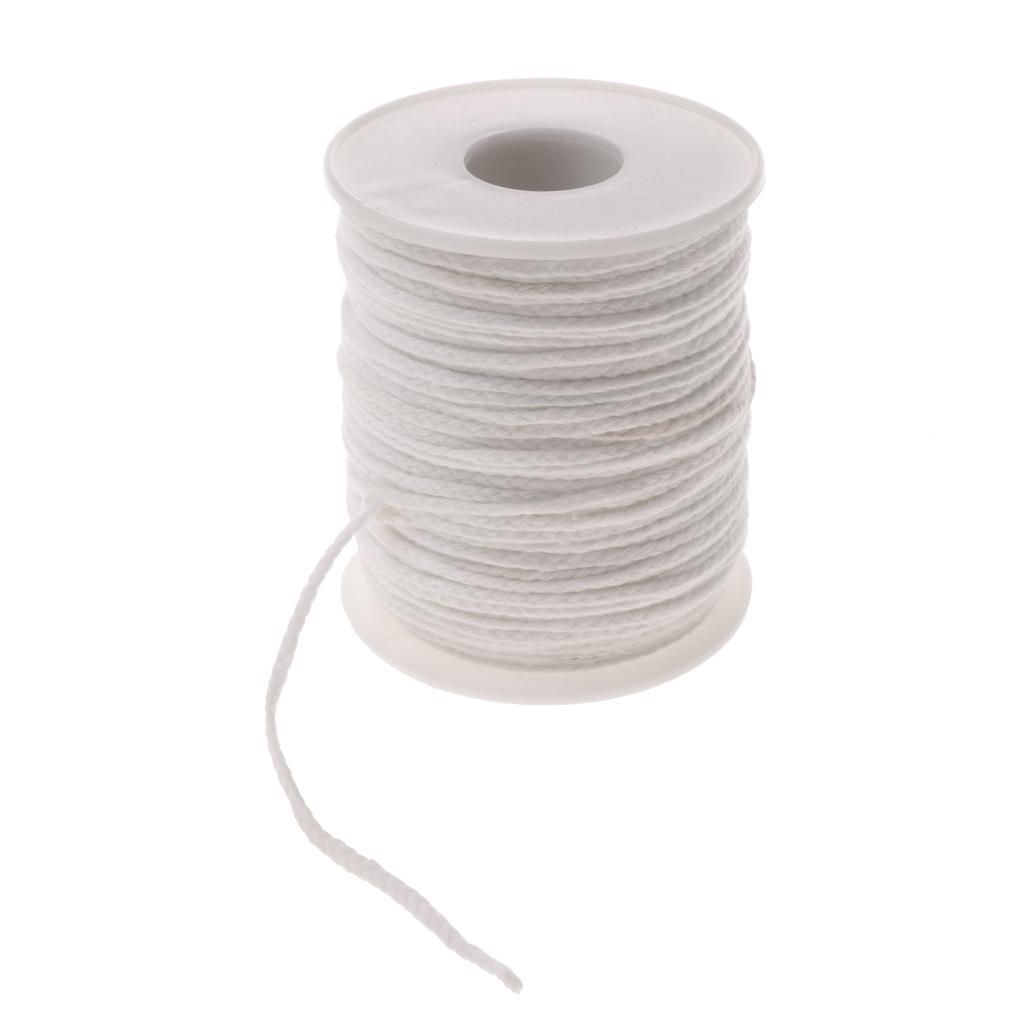 Cotton Wick Organic - فتائل شمع عضوية سميكة من القطن،