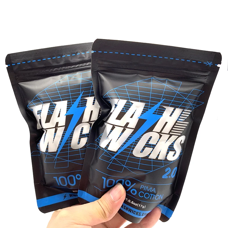 Cotton Wick Organic - Vmiss Flash Wicks PIMA القطن العضوي