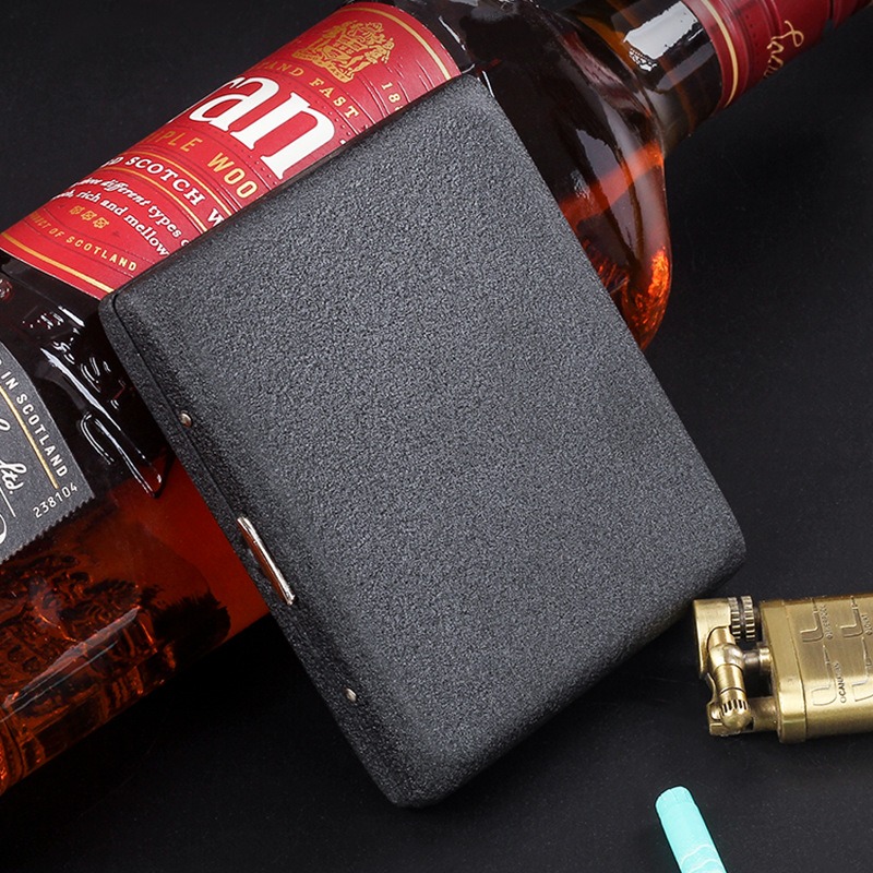 20 حزمة صندوق سجائر معدني أسود - مراجعة Smoking & Vaping Accessories وسعره