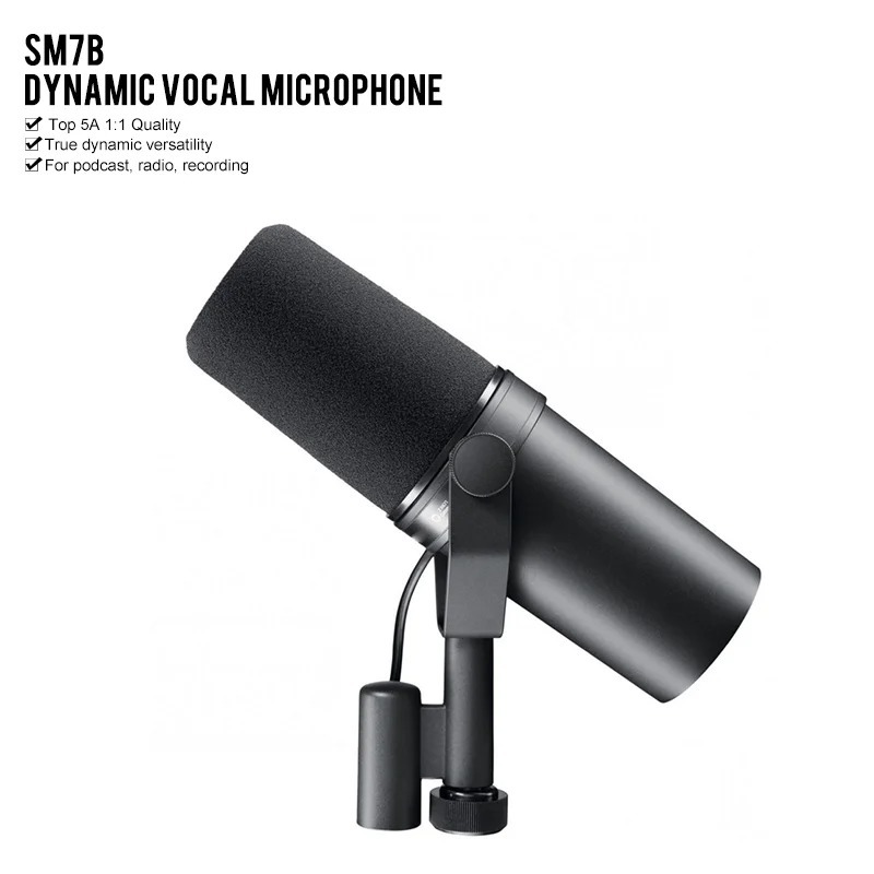 ميكروفون شور SM7B، ميكروفون دي - مراجعة Shure Mic Sm7B وسعره