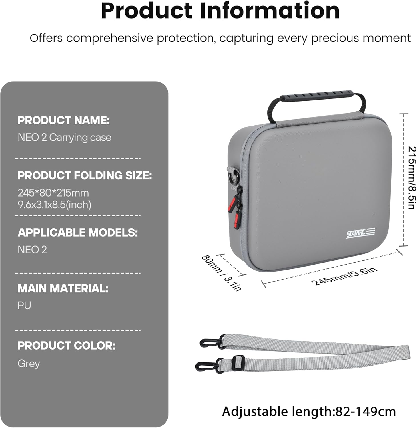 STARTRC Neo 2 حقيبة كتف محمولة - مراجعة Battery Case Storage وسعره