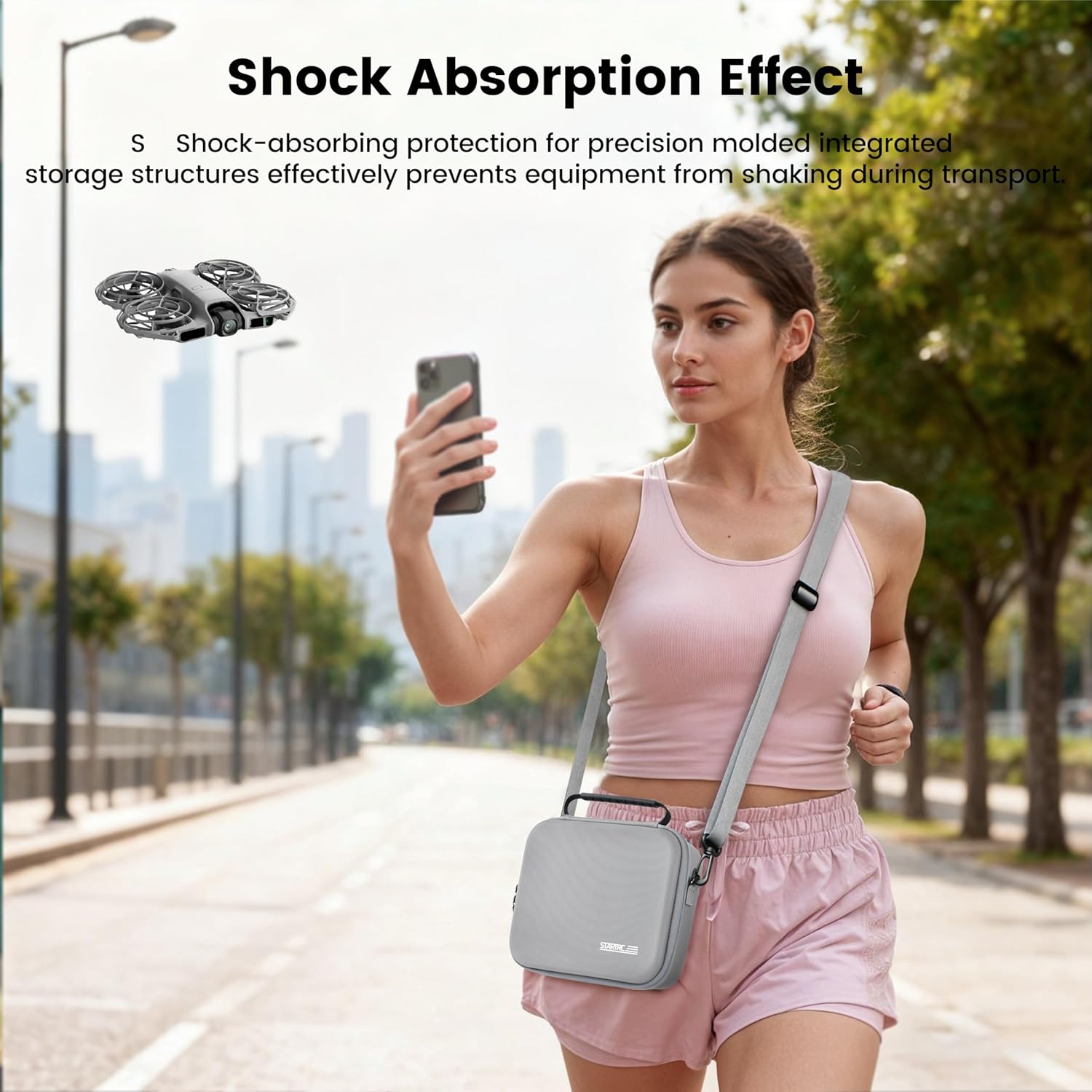 STARTRC Neo 2 حقيبة كتف محمولة - مراجعة Battery Case Storage وسعره