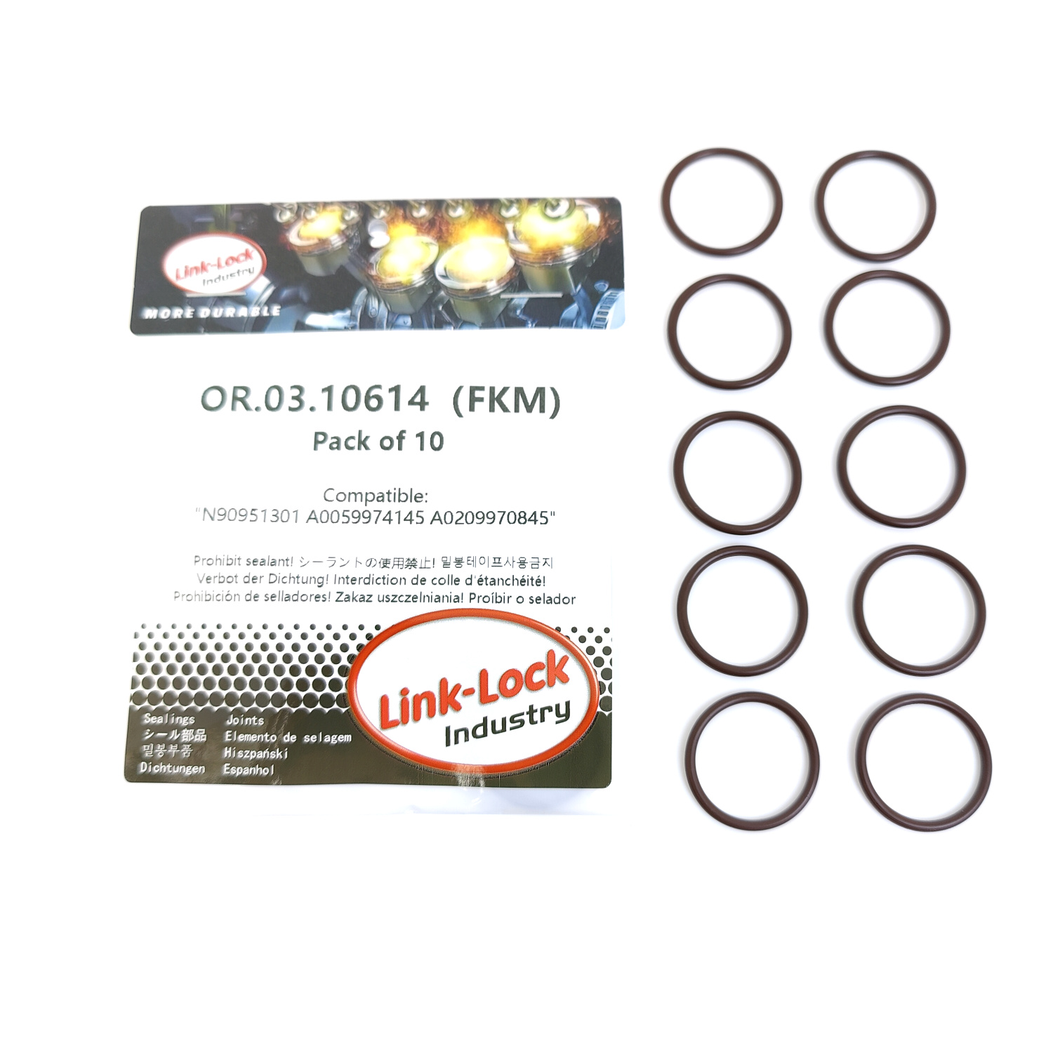 10 قطع OR.03.10614 طقم حلقات إ - مراجعة Tank O-Ring Seal وسعره