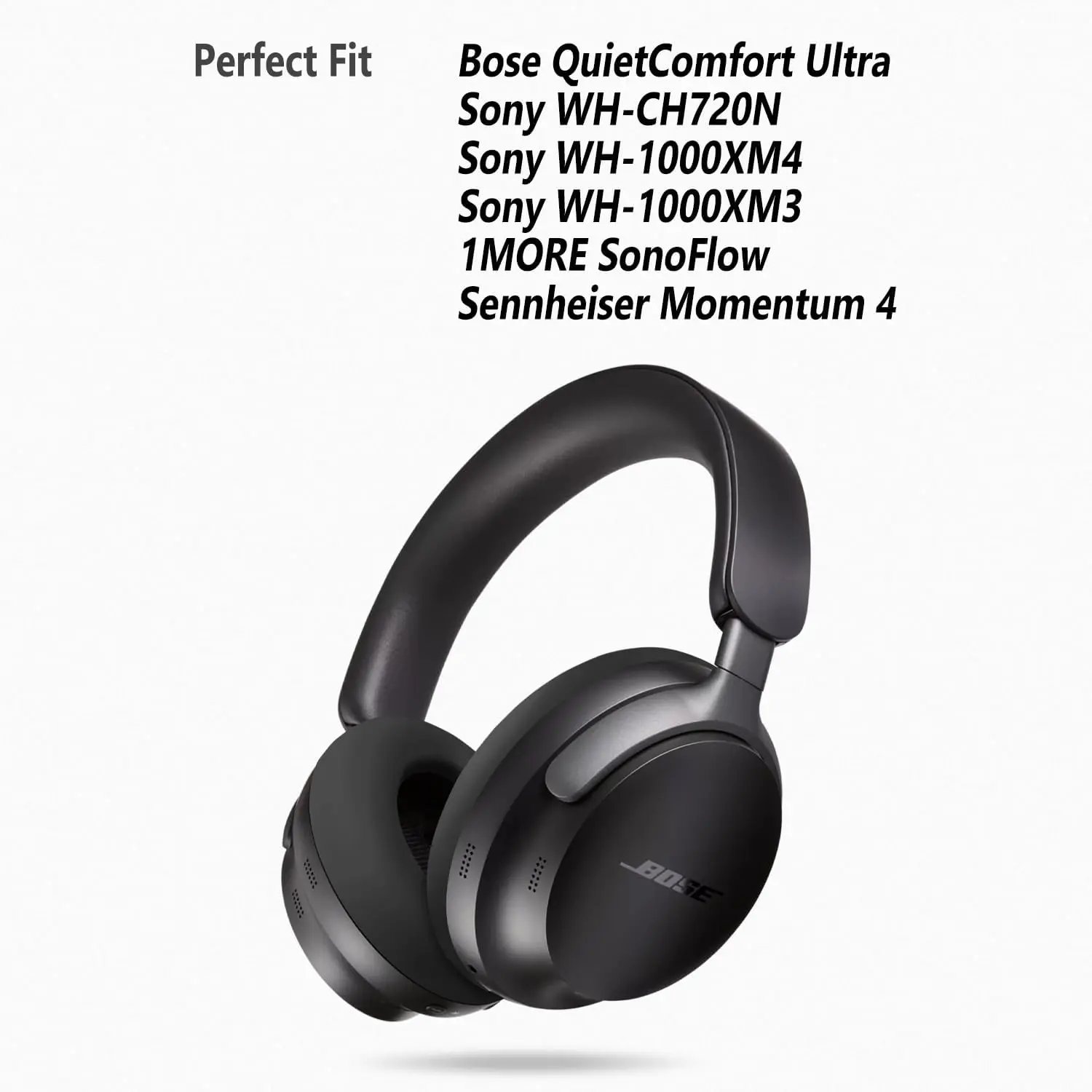 كم واقي للأذن من السيليكون ، ب - مراجعة Bose Headphone Qc Ultra وسعره