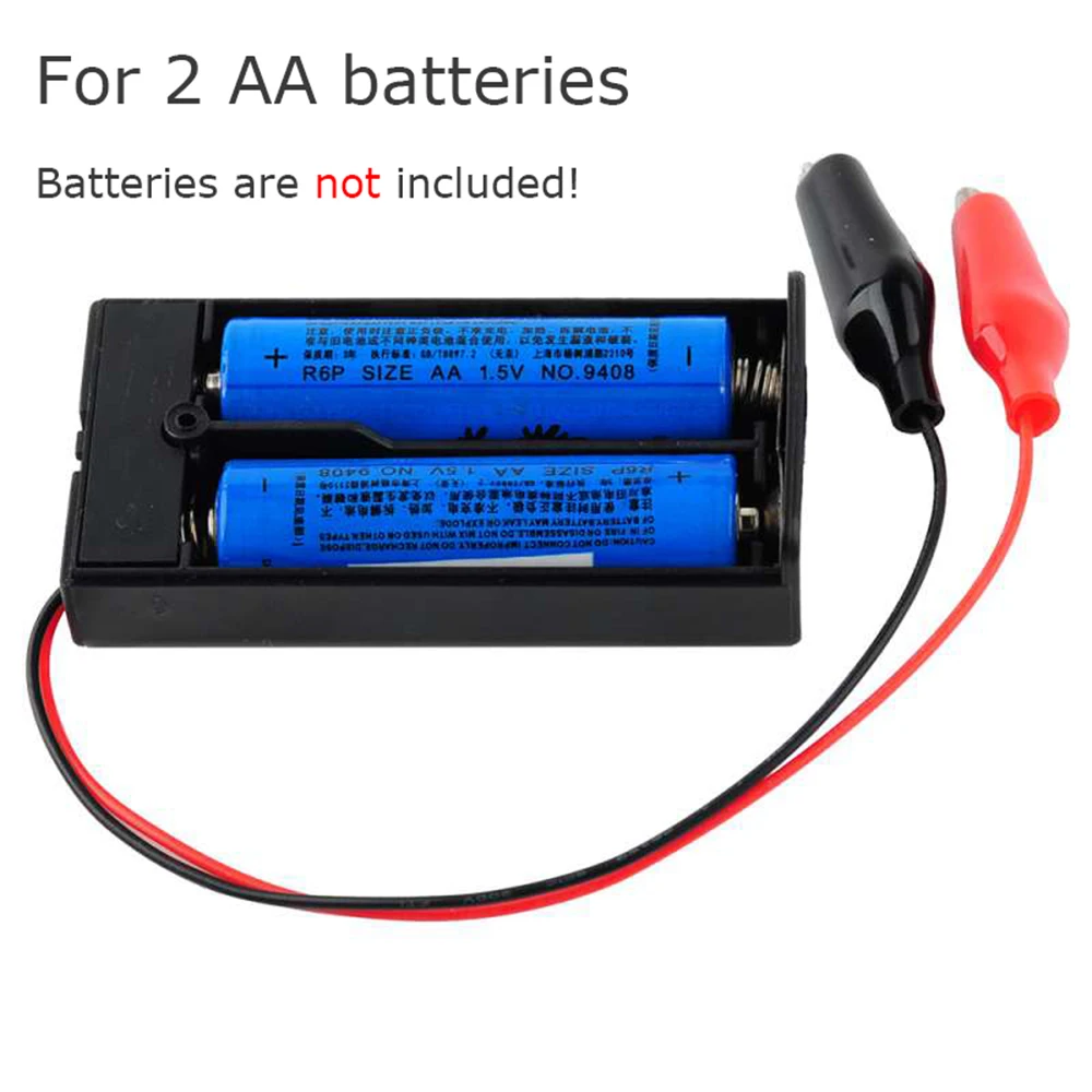 10 قطع حافظة بطاريات 2 AA 3V م - مراجعة Battery Case Storage وسعره