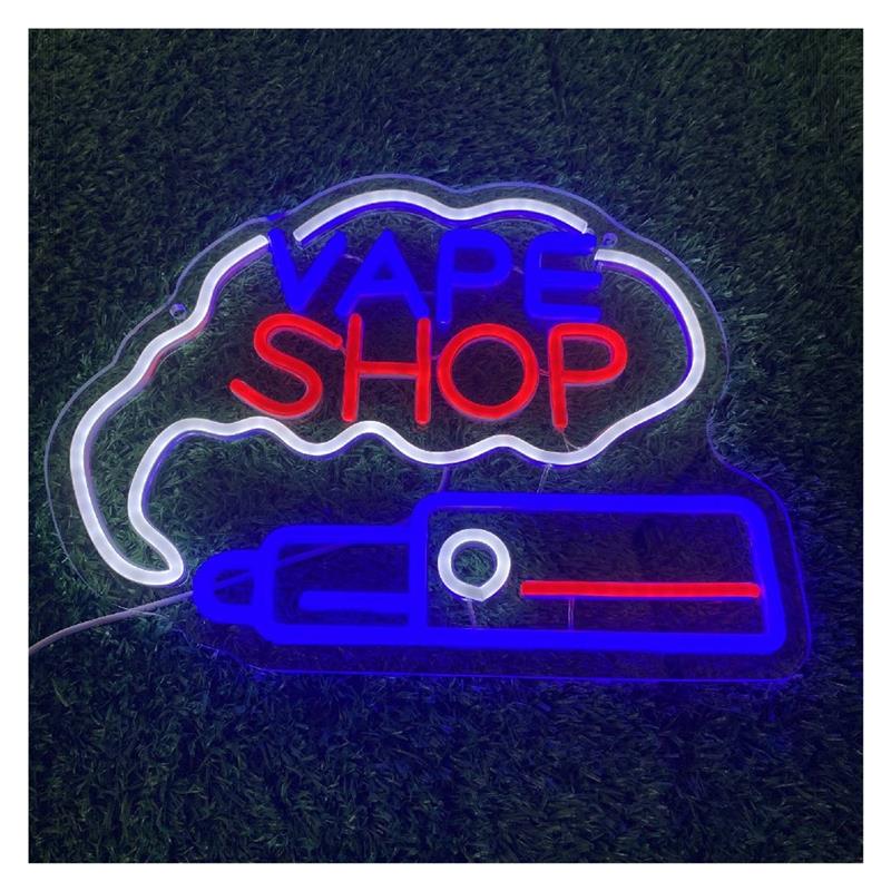 لافتة نيون لافتة ترحيبية لافتت - مراجعة Vaping Shop وسعره