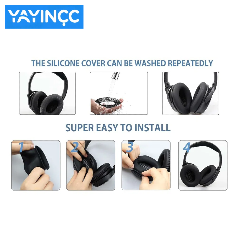 YAYINCC لسماعات Bose QC15 QC25 - مراجعة Bose Headphone Qc45 وسعره