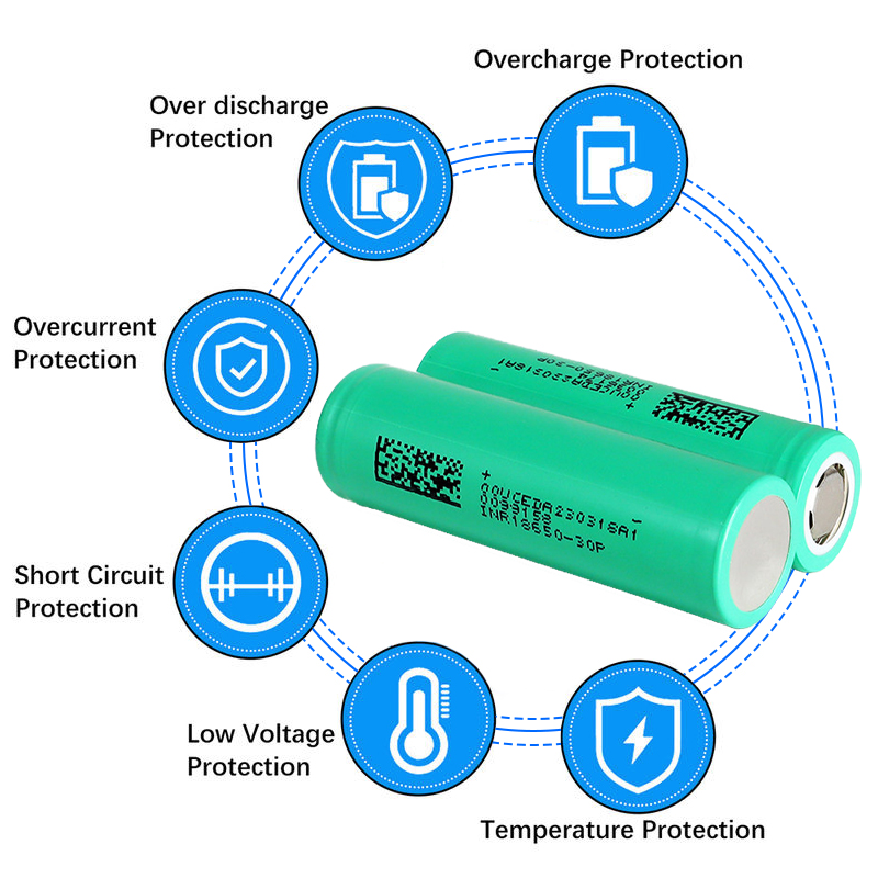 10 قطع من بطاريات DMEGC 30P IN - مراجعة Vape Battery 18650 وسعره