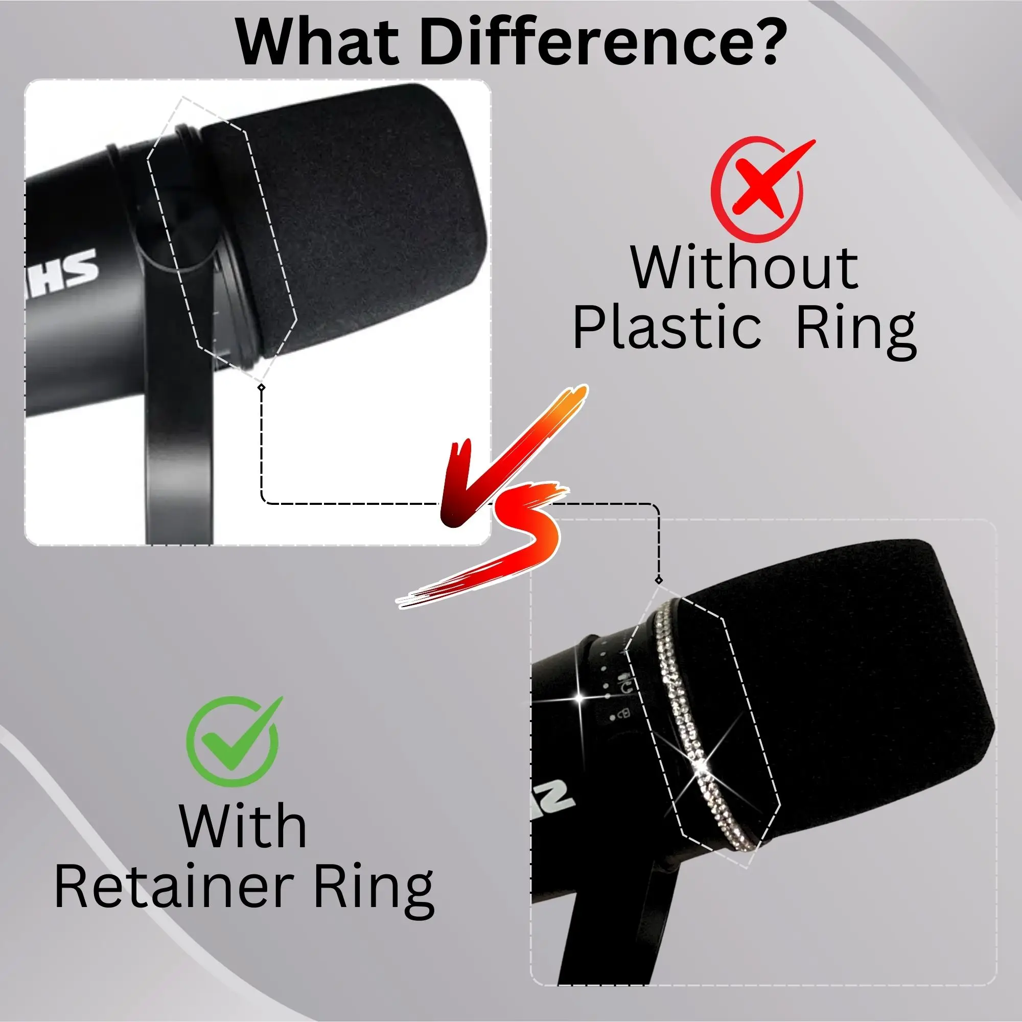 فلتر بوب رغوي MV7 سباركلي لـ S - مراجعة Shure Mic Sm7B وسعره
