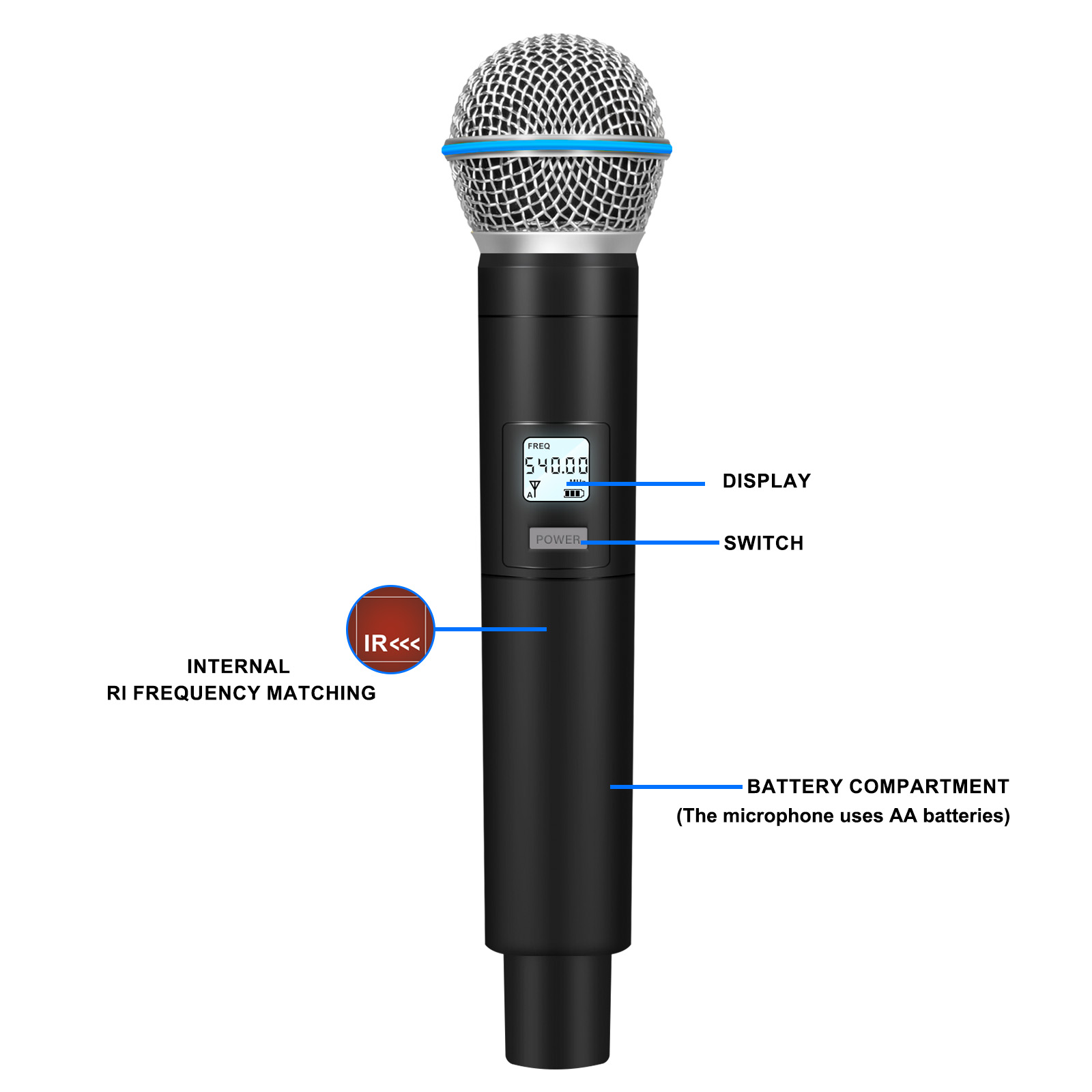 ميكروفون احترافي sem fio para  - مراجعة Shure Mic Sm7B وسعره